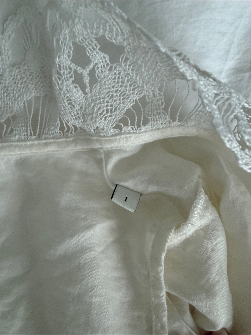 Sandro Paris White Ruffle Shirt - Picture 5 of 5